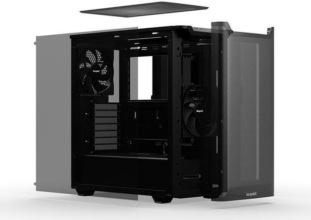 Alt view image 2 of 8 - be quiet! BG074 PURE BASE 501 Airflow Black ABS / Steel ATX Full Tower Computer Case