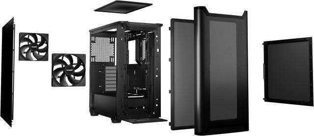 Alt view image 6 of 8 - be quiet! BG074 PURE BASE 501 Airflow Black ABS / Steel ATX Full Tower Computer Case