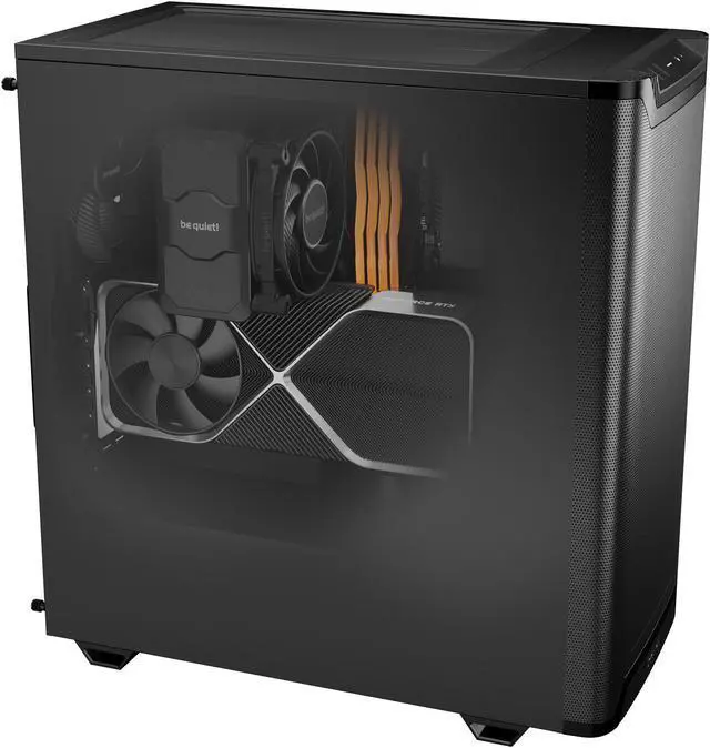 Alt view image 5 of 8 - be quiet! BG074 PURE BASE 501 Airflow Black ABS / Steel ATX Full Tower Computer Case