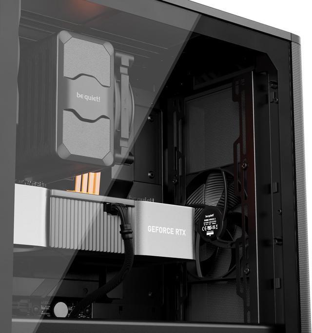 Alt view image 9 of 9 - be quiet! BGW74 PURE BASE 501 Airflow Black ABS / Steel / Tempered Glass ATX Full Tower Computer Case