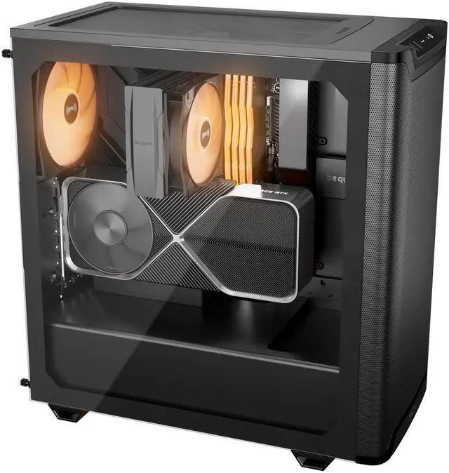 Alt view image 5 of 8 - be quiet! PURE Base 501 DX BGW76 Black ABS / Steel / Tempered Glass ATX Mid Tower Cases (Computer Cases - ATX Form)