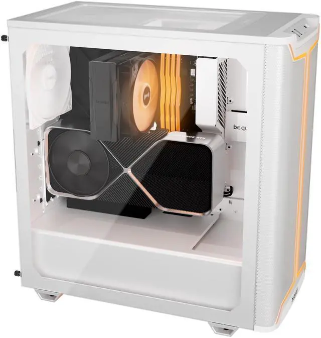 Alt view image 5 of 8 - be quiet! PURE Base 501 DX BGW77 White ABS / Steel / Tempered Glass ATX Mid Tower Cases (Computer Cases - ATX Form)