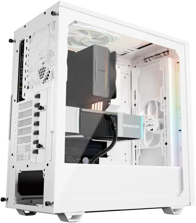 Alt view image 7 of 8 - be quiet! PURE Base 501 DX BGW77 White ABS / Steel / Tempered Glass ATX Mid Tower Cases (Computer Cases - ATX Form)