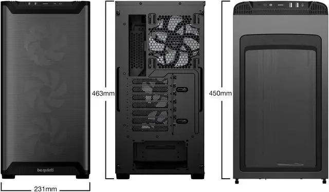 Alt view image 2 of 8 - be quiet! Pure base 501 LX BGW78 Black ABS / Steel / Tempered Glass Cases (Computer Cases - ATX Form)