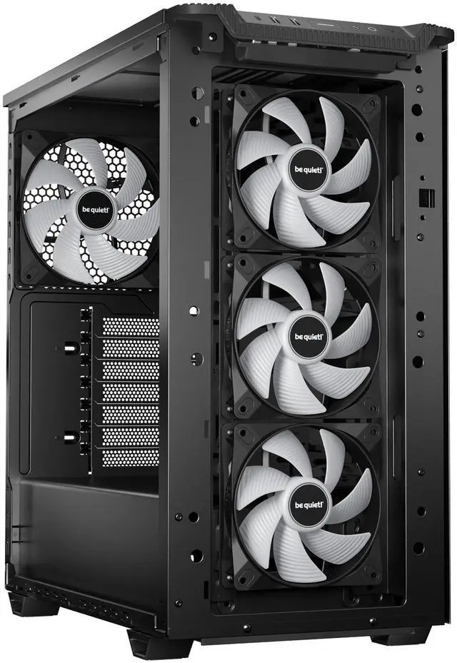 Alt view image 3 of 8 - be quiet! Pure base 501 LX BGW78 Black ABS / Steel / Tempered Glass Cases (Computer Cases - ATX Form)