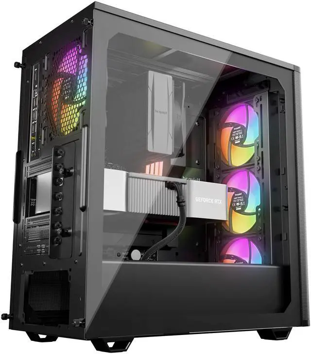 Alt view image 7 of 8 - be quiet! Pure base 501 LX BGW78 Black ABS / Steel / Tempered Glass Cases (Computer Cases - ATX Form)