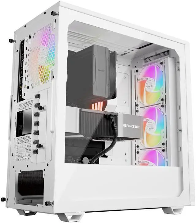 Alt view image 7 of 8 - be quiet! Pure base 501 LX BGW79 White ABS / Steel / Tempered Glass Cases (Computer Cases - ATX Form)