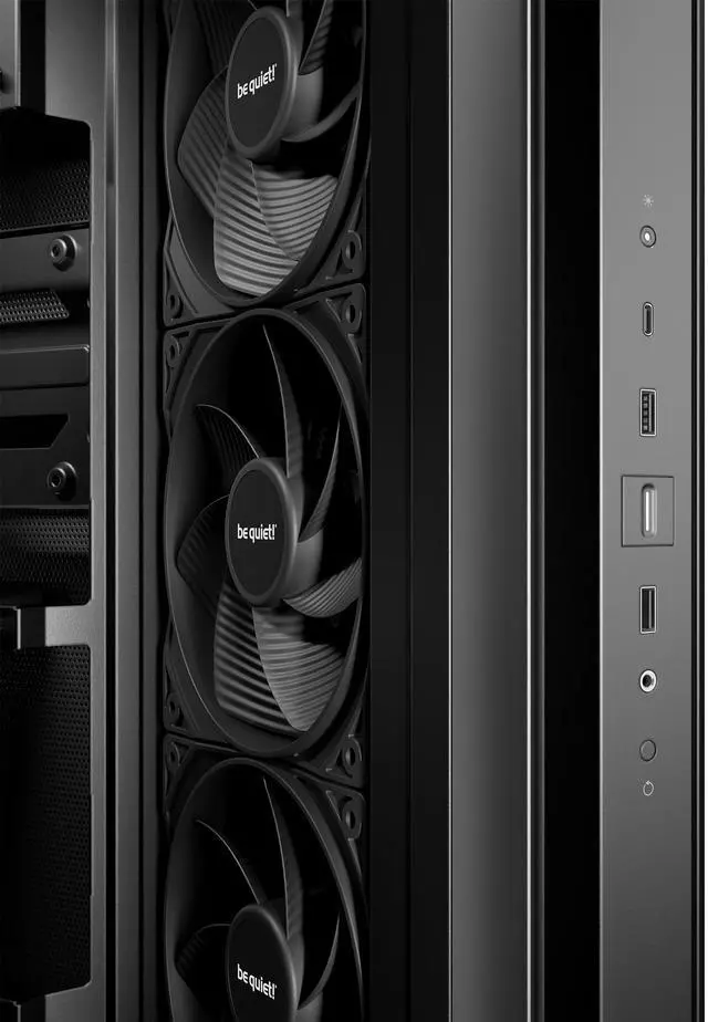 Alt view image 8 of 8 - be quiet! Light Base 500 Black Light Base 500 Black Black ABS / Steel / Tempered Glass ATX / M-ATX / Mini-ITX support BTF MB case