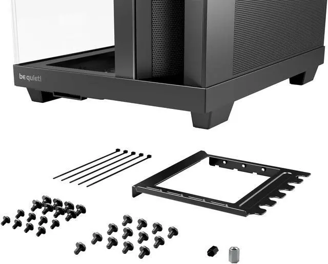 Alt view image 7 of 8 - be quiet! Light Base 500 Black Light Base 500 Black Black ABS / Steel / Tempered Glass ATX / M-ATX / Mini-ITX support BTF MB case