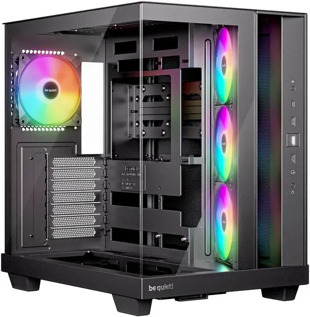 Main image of be quiet! Light Base 500 LX Black Light Base 500 LX Black Black ABS / Steel / Tempered Glass ATX / M-ATX / Mini-ATX case