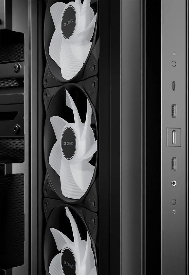 Alt view image 7 of 8 - be quiet! Light Base 500 LX Black Light Base 500 LX Black Black ABS / Steel / Tempered Glass ATX / M-ATX / Mini-ATX case