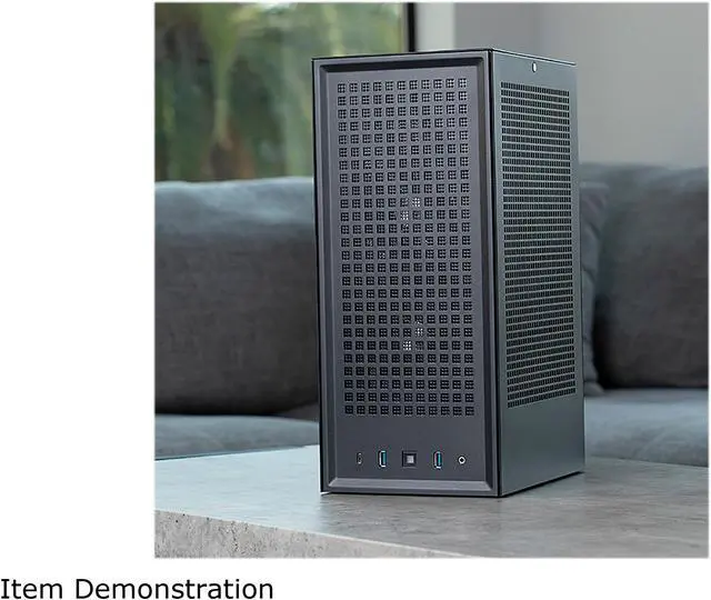 Alt view image 9 of 9 - HYTE Revolt 3 Small Form Factor Premium ITX Computer Gaming Case with 700W 80+ Gold SFX Power Supply, Black