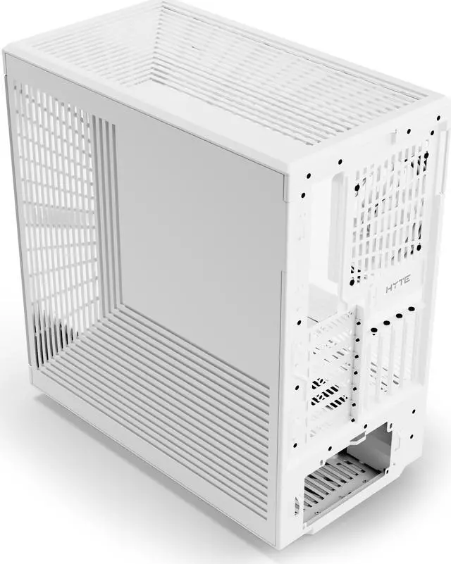 Alt view image 3 of 7 - HYTE Y40 Mainstream Vertical GPU Case ATX Mid Tower Gaming Case with PCI Express 4.0 x 16 Riser Cable Included, Snow White
