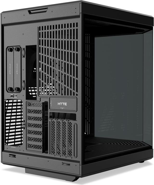 Alt view image 4 of 7 - HYTE Y70 CS-HYTE-Y70-B Dual Chamber Mid-Tower ATX Case with PCIe 4.0 Express Riser Cable Included, Black