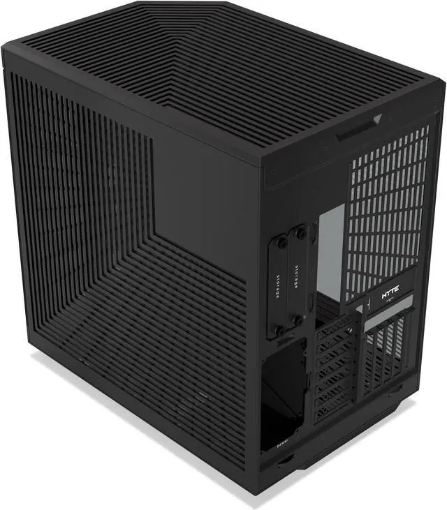Alt view image 5 of 7 - HYTE Y70 CS-HYTE-Y70-B Dual Chamber Mid-Tower ATX Case with PCIe 4.0 Express Riser Cable Included, Black