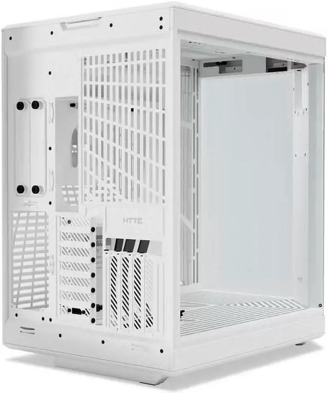 Alt view image 4 of 6 - HYTE Y70 touch infinite Dual Chamber ATX Mid Tower Modern Aesthetic Case With Integrated 2.5K LCD Touchscreen - Snow White