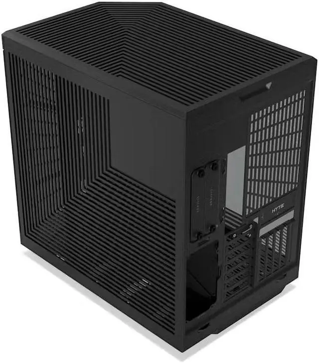 Alt view image 5 of 6 - HYTE Y70 touch infinite Dual Chamber ATX Mid Tower Modern Aesthetic Case With Integrated 2.5K LCD Touchscreen - Pitch Black