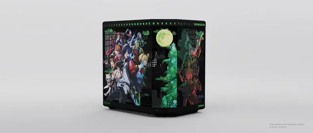 Alt view image 2 of 7 - HYTE Y70 Persona 3 Reload Official Licensed - Mid-Tower ATX Gaming PC Desktop Case - Panoramic Tempered Glass - Dual Chamber - High Airflow Chassis - PCIE 4.0 Riser Cable Included - Black