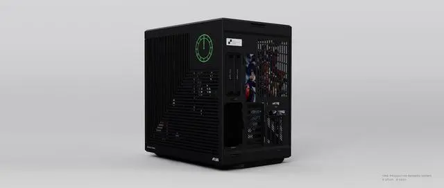 Alt view image 6 of 7 - HYTE Y70 Persona 3 Reload Official Licensed - Mid-Tower ATX Gaming PC Desktop Case - Panoramic Tempered Glass - Dual Chamber - High Airflow Chassis - PCIE 4.0 Riser Cable Included - Black