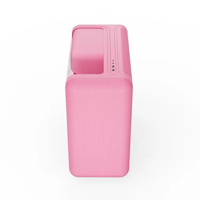 Alt view image 10 of 11 - HYTE CS-HYTE-X50G-SM Pink ABS / Steel / Tempered Glass ATX Mid Tower Case (Computer Cases - ATX Form)