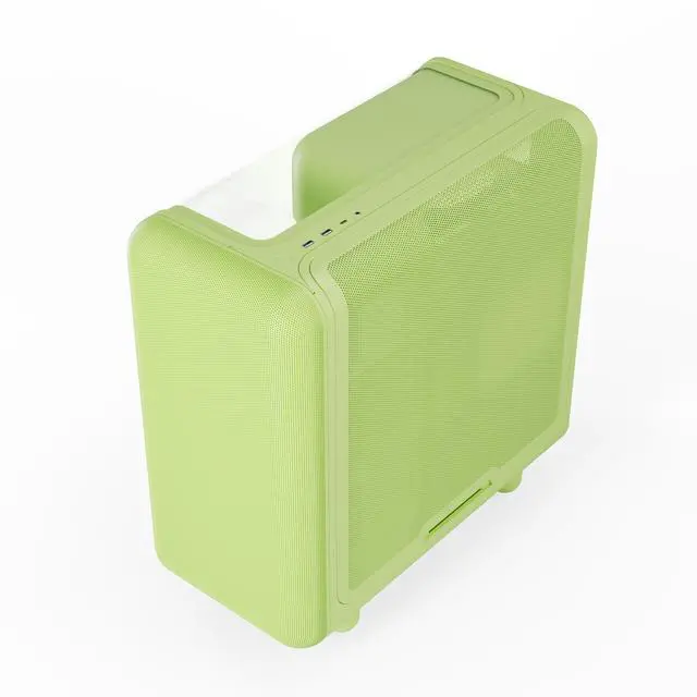 Alt view image 8 of 12 - HYTE CS-HYTE-X50G-MM Green ABS / Steel / Tempered Glass ATX Mid Tower Case (Computer Cases - ATX Form)