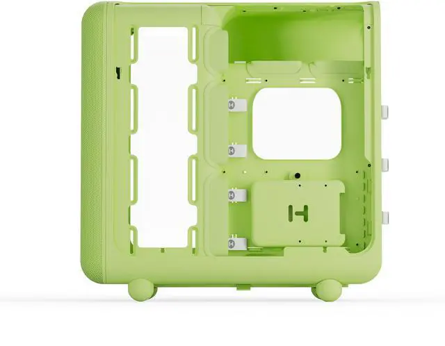 Alt view image 7 of 12 - HYTE CS-HYTE-X50G-MM Green ABS / Steel / Tempered Glass ATX Mid Tower Case (Computer Cases - ATX Form)