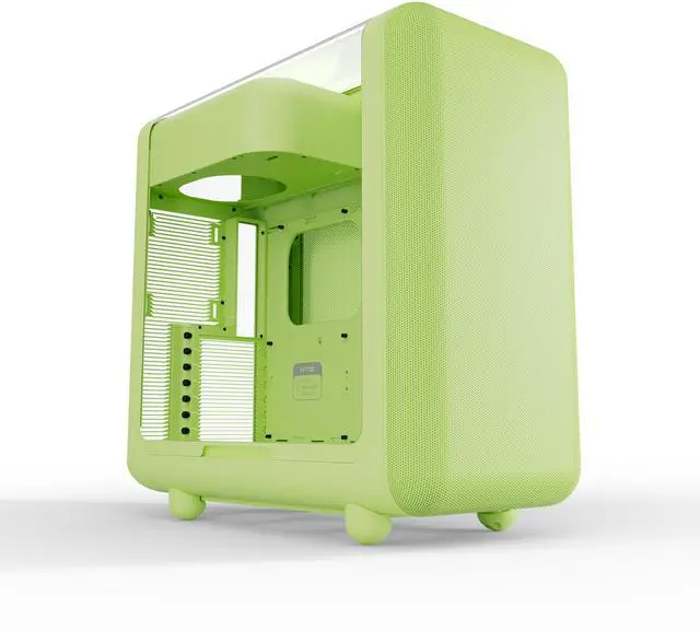 Alt view image 2 of 12 - HYTE CS-HYTE-X50G-MM Green ABS / Steel / Tempered Glass ATX Mid Tower Case (Computer Cases - ATX Form)