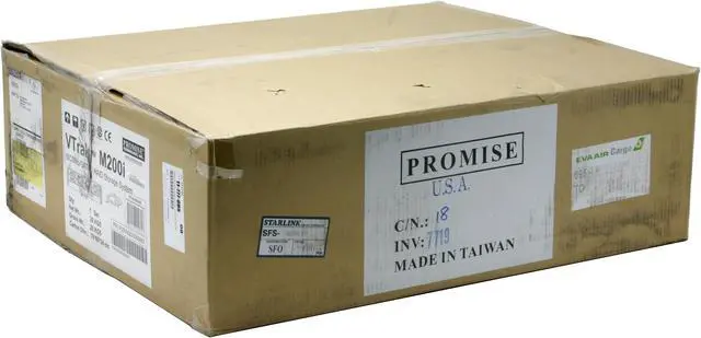 Alt view image 7 of 7 - PROMISE VTrak M200i RAID 0, 1, 1E, 5, 10, 50 8 3.5" Drive Bays Dual 1 (one) Gigabit Ethernet iSCSI ports standard Gigabit Ethernet over copper cabling high-availability, high-performance 8-bay SATA RAID Storage