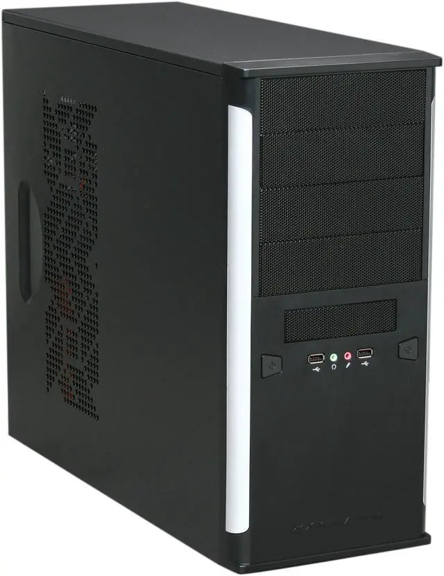 Main image of Xigmatek ASGARD II B/S CPC-T45UD-U01 Black / Silver 0.8 mm SECC / Aluminum and Aluminum Mesh Bezel ATX Mid Tower Computer Case