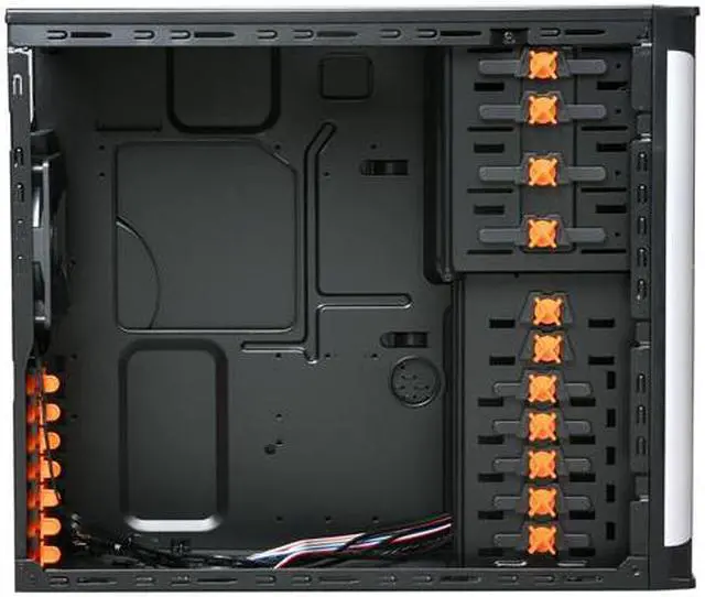 Alt view image 6 of 8 - Xigmatek ASGARD II B/S CPC-T45UD-U01 Black / Silver 0.8 mm SECC / Aluminum and Aluminum Mesh Bezel ATX Mid Tower Computer Case