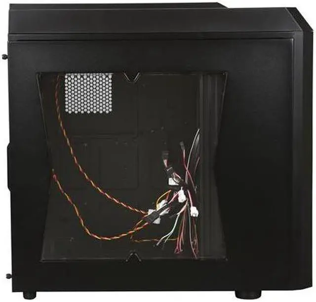 Alt view image 4 of 12 - Xigmatek Utgard Window CPC-T90DB-U02 Black Steel / Aluminum and Mesh Bezel ATX Mid Tower Computer Case