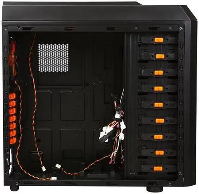 Alt view image 6 of 12 - Xigmatek Utgard Window CPC-T90DB-U02 Black Steel / Aluminum and Mesh Bezel ATX Mid Tower Computer Case