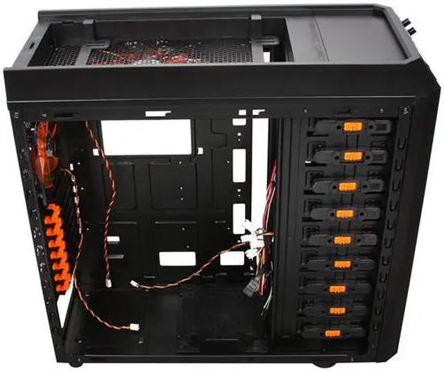 Alt view image 9 of 12 - Xigmatek Utgard Window CPC-T90DB-U02 Black Steel / Aluminum and Mesh Bezel ATX Mid Tower Computer Case