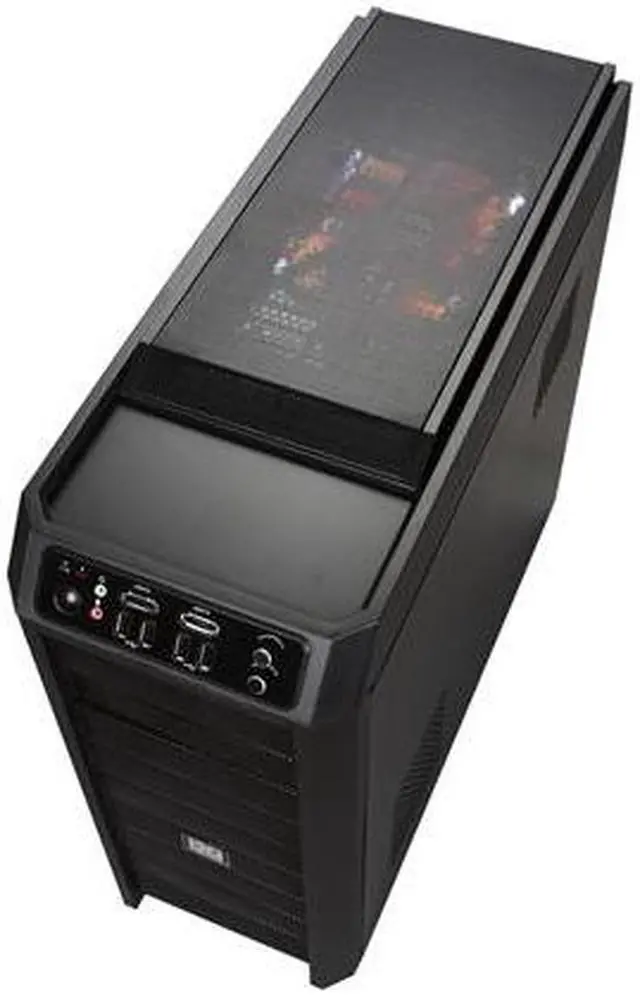 Alt view image 10 of 12 - Xigmatek Utgard Window CPC-T90DB-U02 Black Steel / Aluminum and Mesh Bezel ATX Mid Tower Computer Case