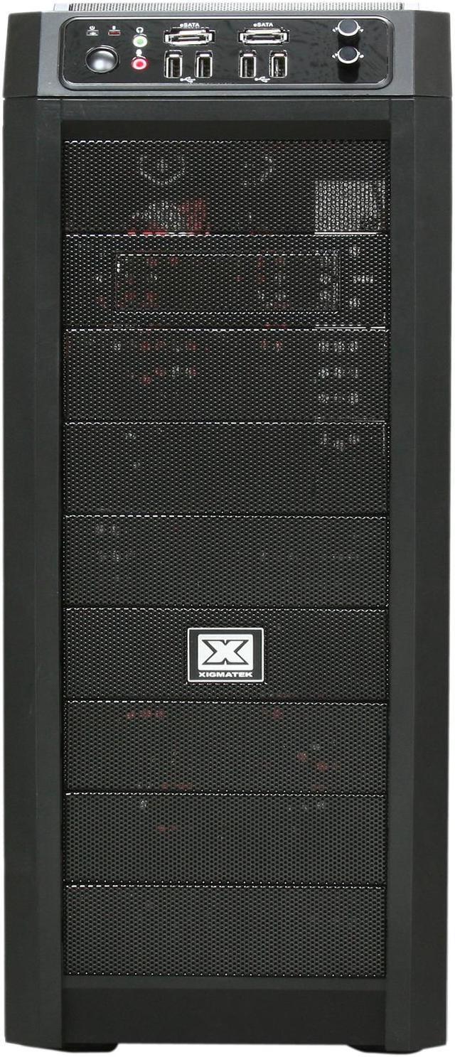Alt view image 2 of 11 - Xigmatek Utgard Mesh CPC-T90DB-U03 Black Steel / Aluminum and Mesh Bezel Computer Case
