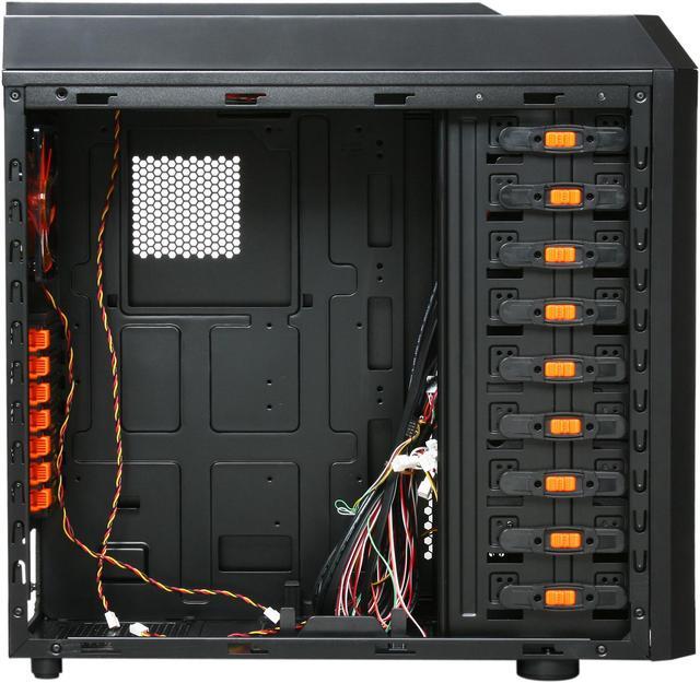 Alt view image 5 of 11 - Xigmatek Utgard Mesh CPC-T90DB-U03 Black Steel / Aluminum and Mesh Bezel Computer Case