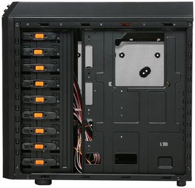 Alt view image 7 of 11 - Xigmatek Utgard Mesh CPC-T90DB-U03 Black Steel / Aluminum and Mesh Bezel Computer Case