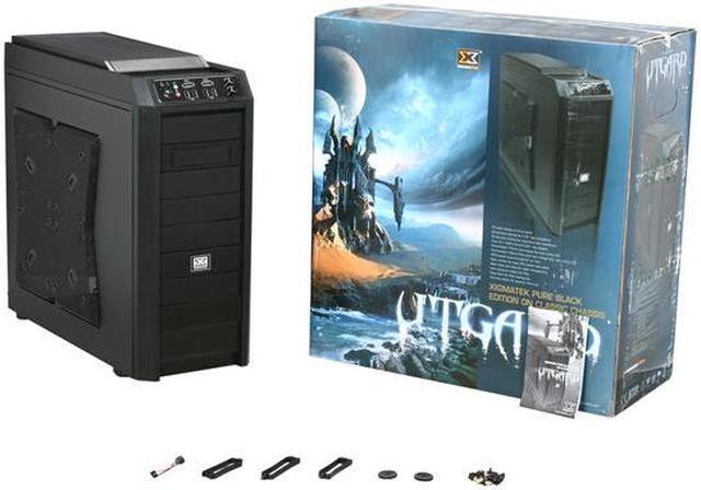 Alt view image 11 of 11 - Xigmatek Utgard Mesh CPC-T90DB-U03 Black Steel / Aluminum and Mesh Bezel Computer Case