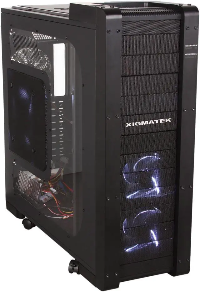 Main image of Xigmatek Elysium Black CCC-HSA0DS-U01 All Black Aluminum / Steel ATX Super Tower Computer Case