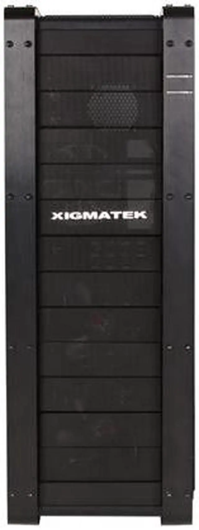Alt view image 2 of 9 - Xigmatek Elysium Black CCC-HSA0DS-U01 All Black Aluminum / Steel ATX Super Tower Computer Case