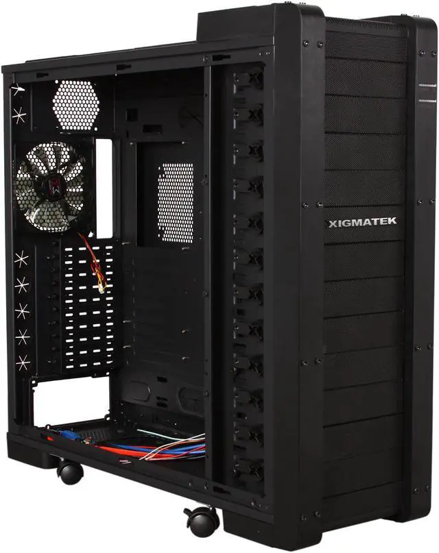 Alt view image 6 of 9 - Xigmatek Elysium Black CCC-HSA0DS-U01 All Black Aluminum / Steel ATX Super Tower Computer Case