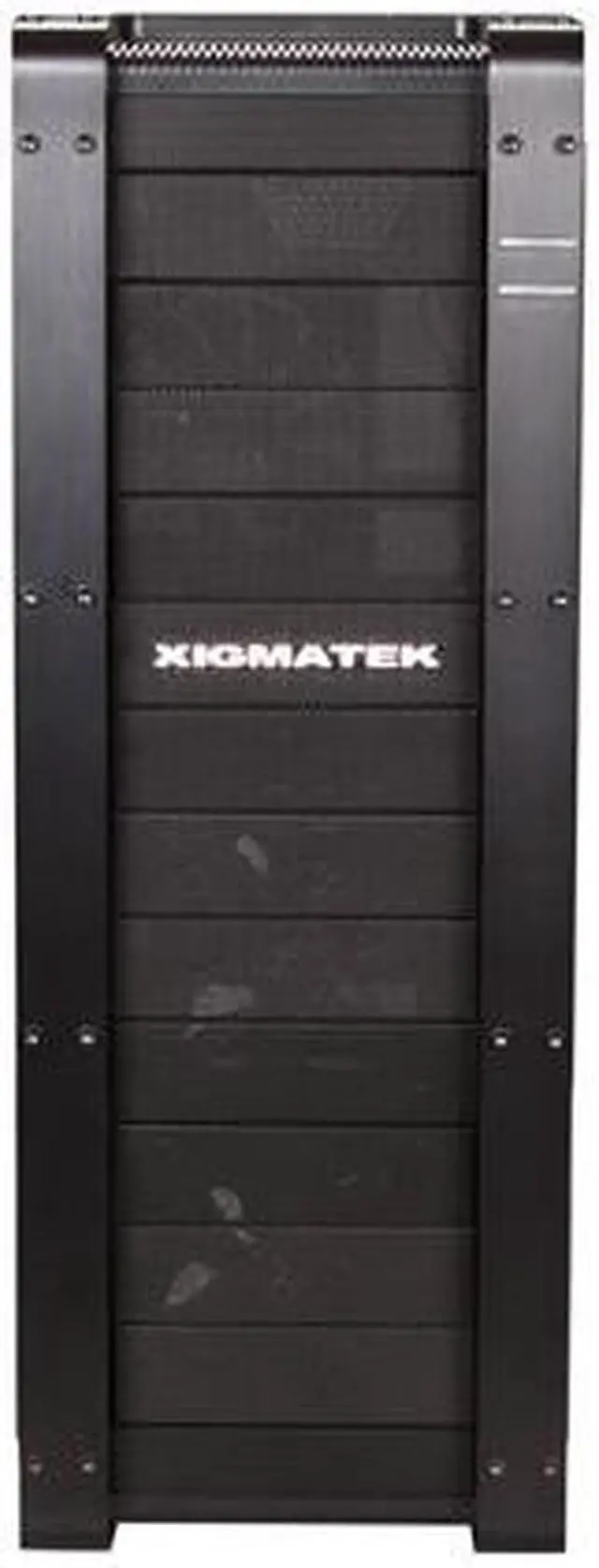 Alt view image 2 of 10 - Xigmatek Elysium Black Server Edition (non window) CCC-HSA0DS-U03 All Black Aluminum / Steel ATX Super Tower Computer Case