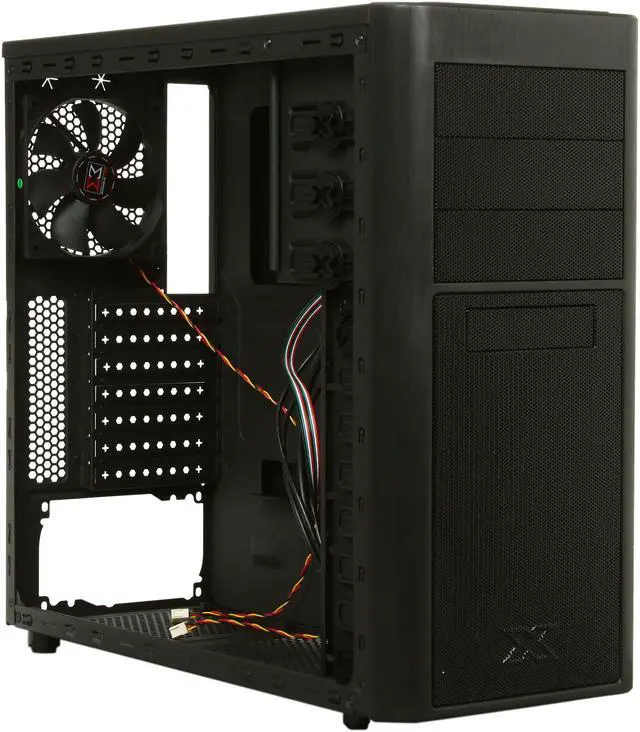Alt view image 7 of 10 - Xigmatek ASGARD PRO USB 3.0 CCC-AE37BS-U02 Black Steel + Aluminum and Aluminum Mesh Bezel ATX Mid Tower Computer Case