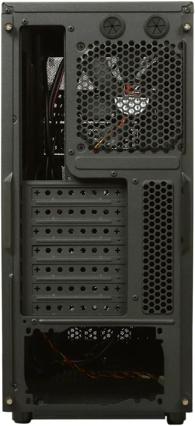 Alt view image 9 of 10 - Xigmatek ASGARD PRO USB 3.0 CCC-AE37BS-U02 Black Steel + Aluminum and Aluminum Mesh Bezel ATX Mid Tower Computer Case