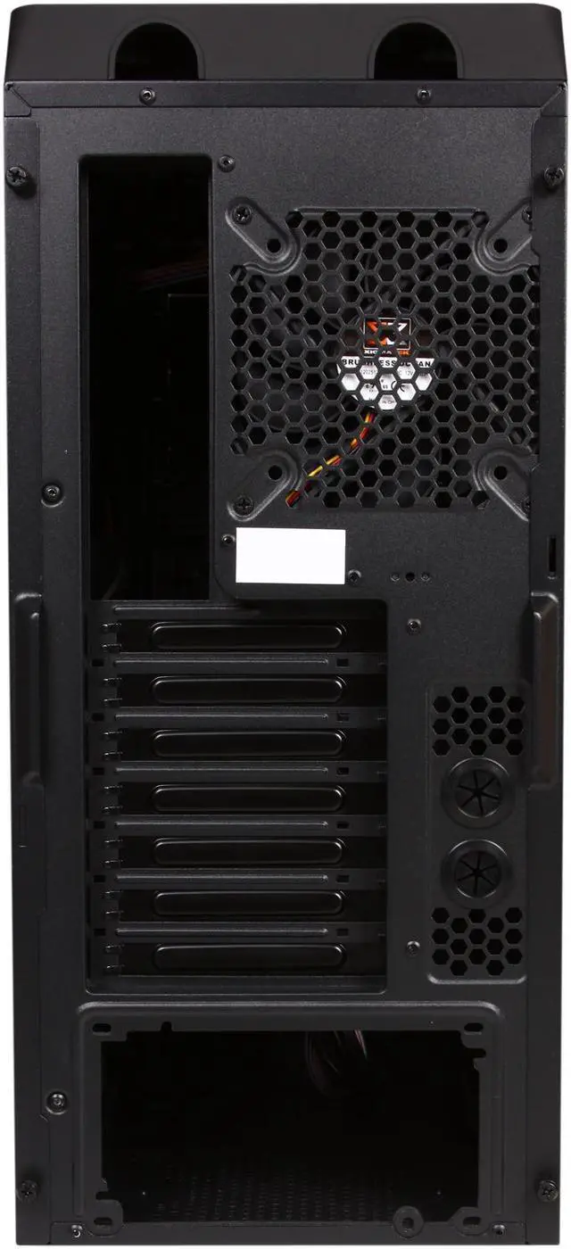 Alt view image 9 of 10 - Xigmatek MIDGARD II CCC-AM36BS-U01 Black Steel + Aluminum and Aluminum Mesh Bezel ATX Mid Tower Computer Case