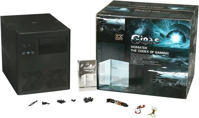 Alt view image 6 of 6 - Xigmatek GIGAS Series CCC-MD26TA-U01 Black Aluminum Micro ATX Desktop Computer Case