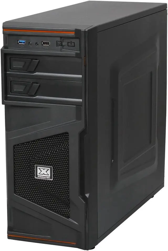 Alt view image 4 of 10 - Xigmatek CCM-35ABX-U01 (Recon) Black Steel ATX Mid Tower Computer Case