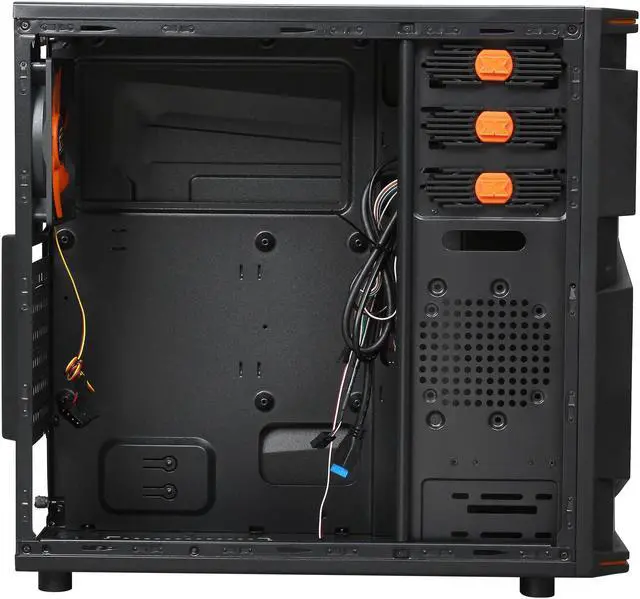 Alt view image 7 of 10 - Xigmatek CCM-35ABX-U01 (Recon) Black Steel ATX Mid Tower Computer Case