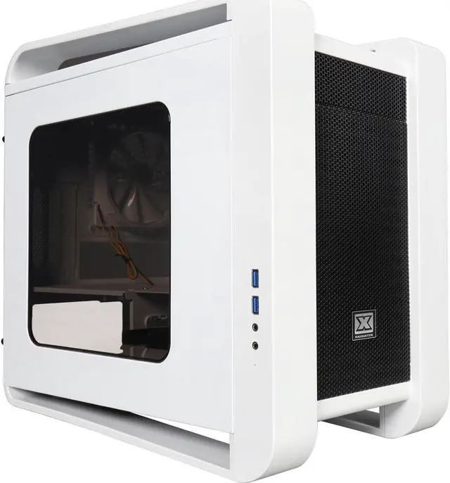Main image of Xigmatek Aquila White Steel Micro-ATX Cube Chassis  CCD-14AWW-U01
