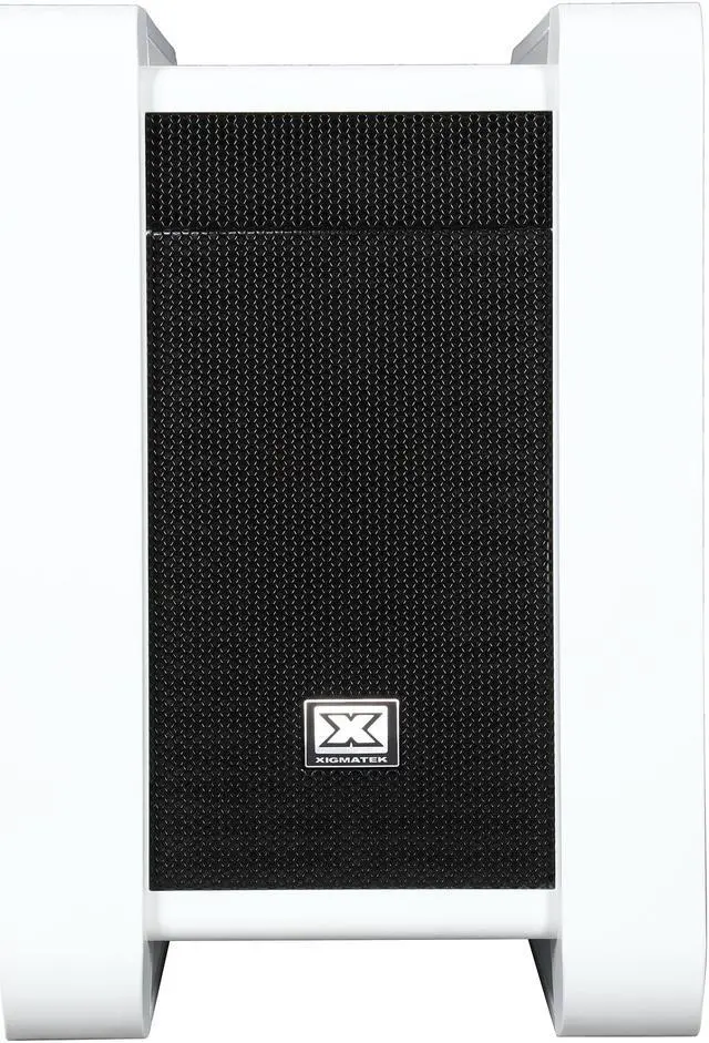 Alt view image 2 of 10 - Xigmatek Aquila White Steel Micro-ATX Cube Chassis  CCD-14AWW-U01